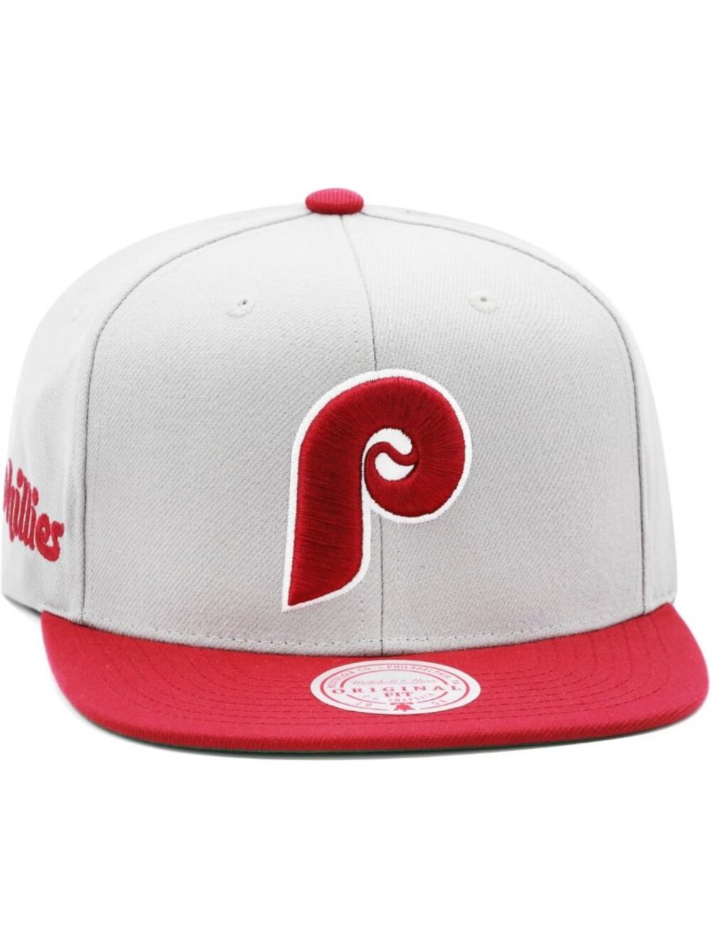 Vintage Philadelphia Phillies Cooperstown Snapback Hat - Gray Adjustable Cap